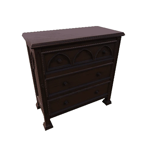 Gothic commode_prefab